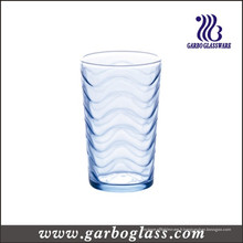 Coupe de verre ondulée bleue (GB02B6808B)